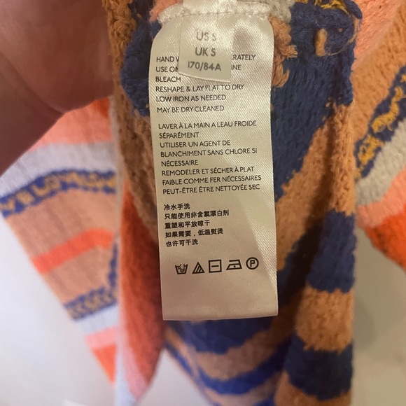 Free People Hidden Love Sweater Short Sleeve Size S - Picture 8 of 8